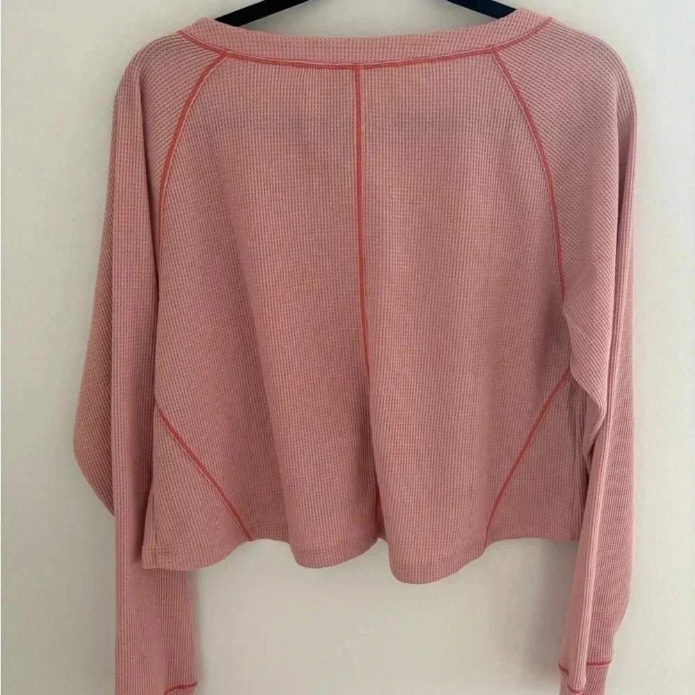 Free People Early  Night Sweater in Pink NWT - Picture 4 of 6